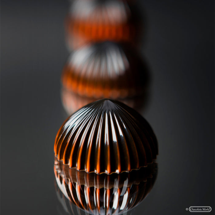 Striped Hollow Top Chocolate Mould