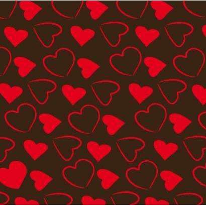 Chocolate Transfer Sheets - Hearts