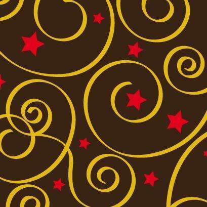 Chocolate Transfer Sheets - Swirls & Stars