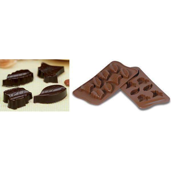 Silikomart™ Leaves Chocolate Silicone Mould