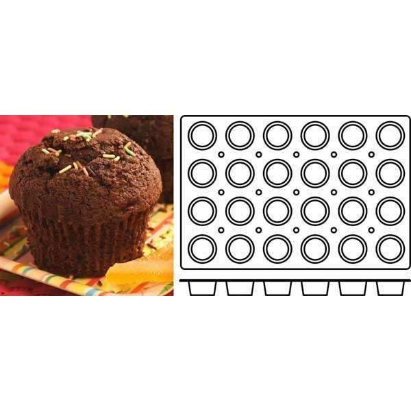 Silikomart™ Muffins Silicone Mould - Ø 70 mm