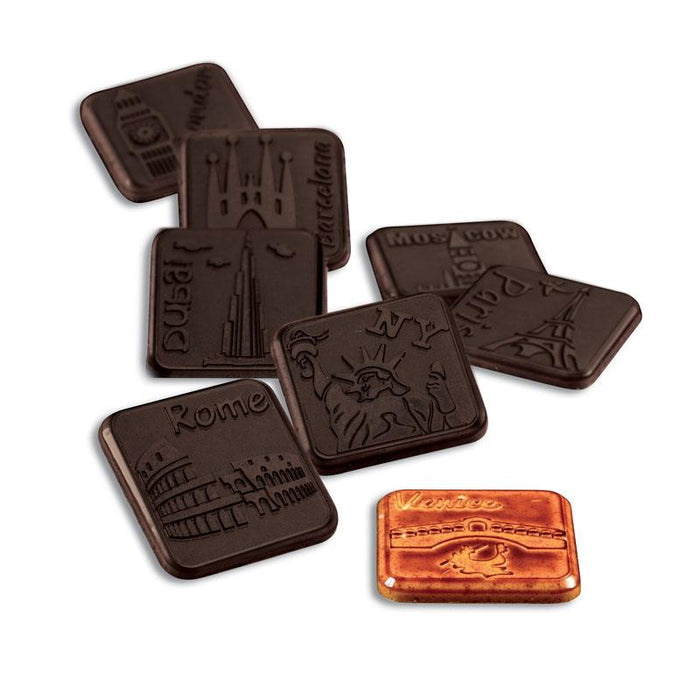 4g Tasting Cities Chocolate Bar Mould