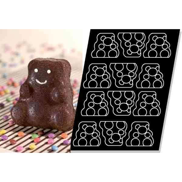 Teddy Bears Silicone Mould - 115 mm