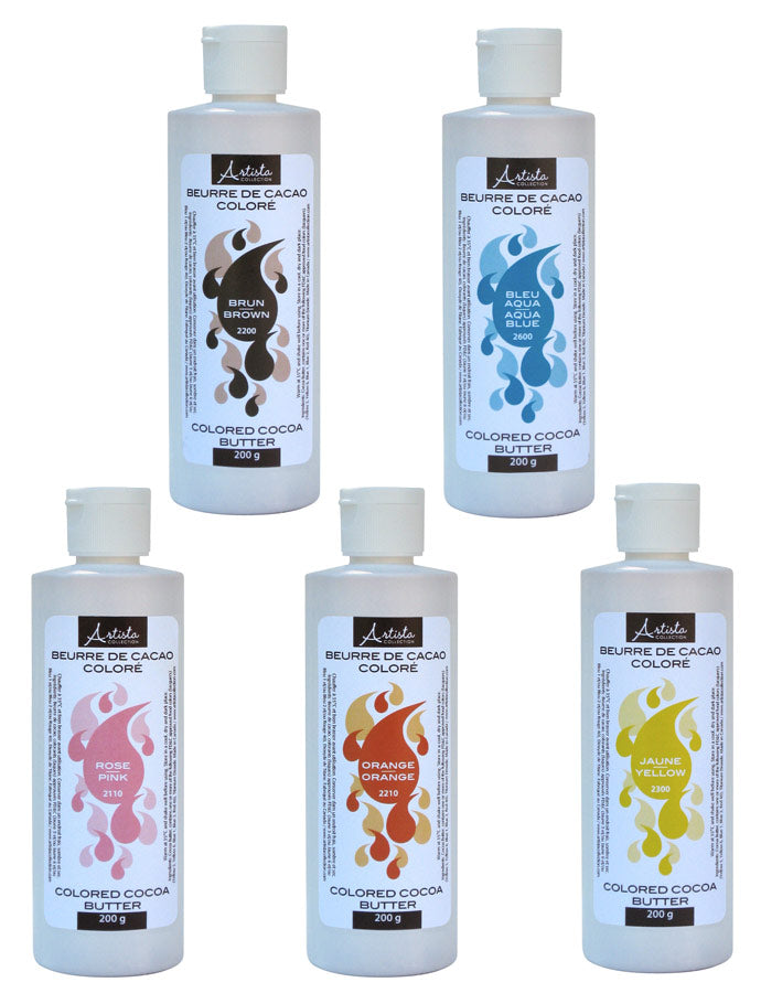 5 Colored Cocoa Butters Kit
