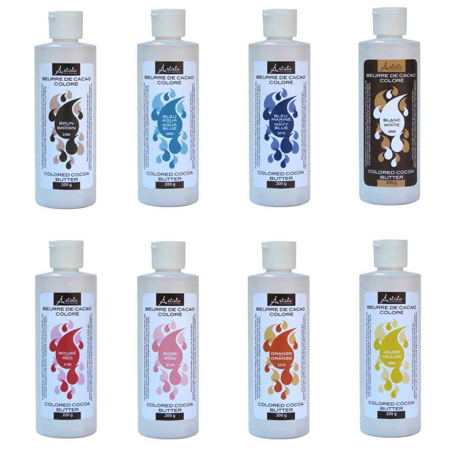 8 Colored Cocoa Butters Pro Kit — Design & Realisation