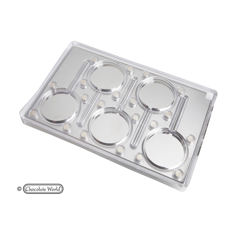 Round Lollipop Chocolate Magnet Mould