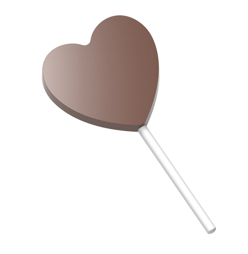 Heart Lollipop Chocolate Magnet Mould
