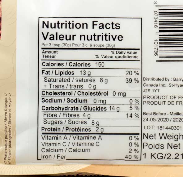 Dark Chocolate Couverture Origin "Saint-Domingue"