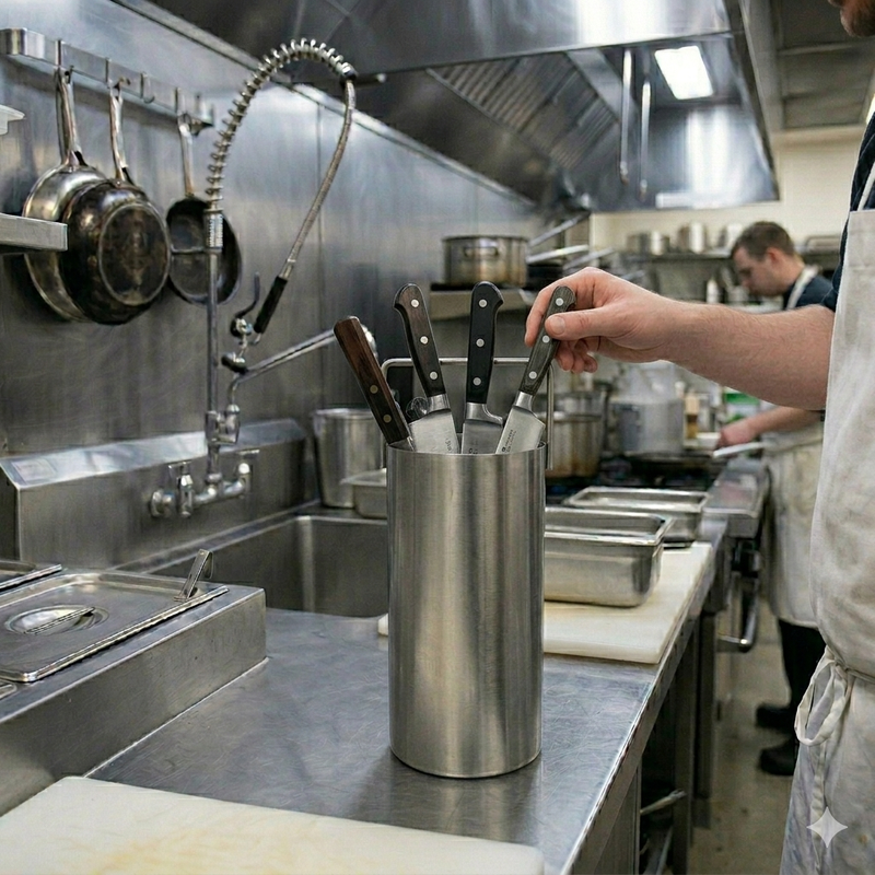 Bac de trempage pour couteaux