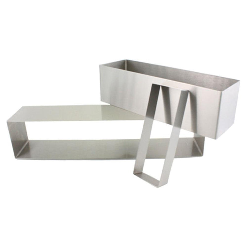1 3/8" (35mm) High Stainless Steel Rectangle Molds