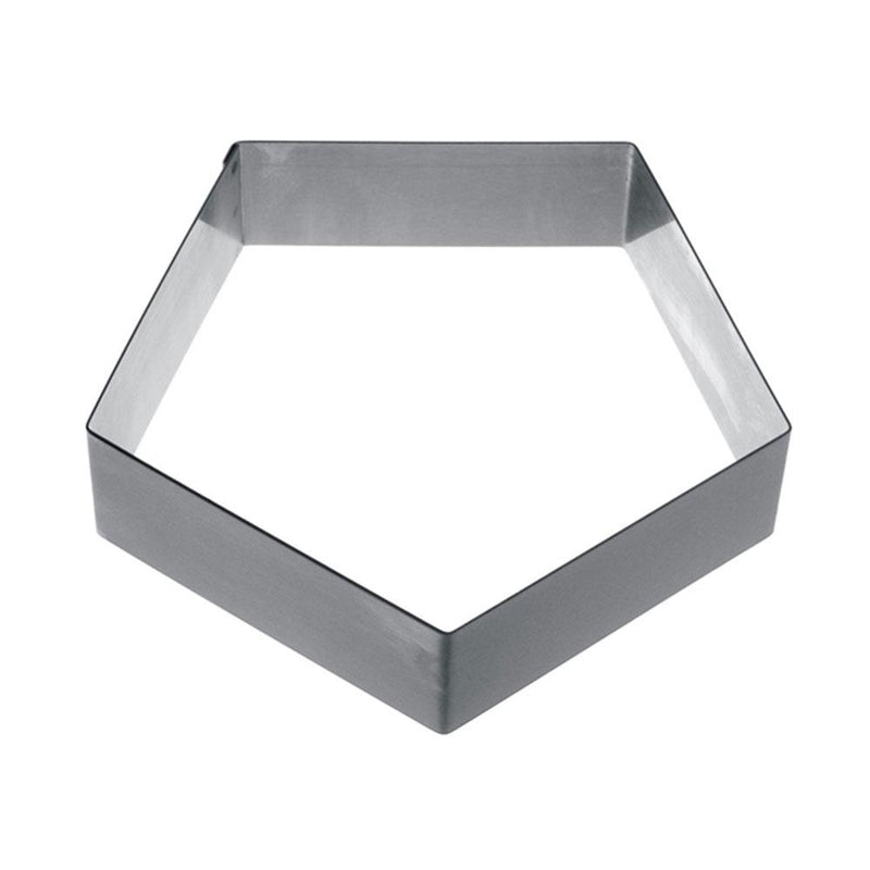 1/2" High Pentagon Mousses & Entremets Molds