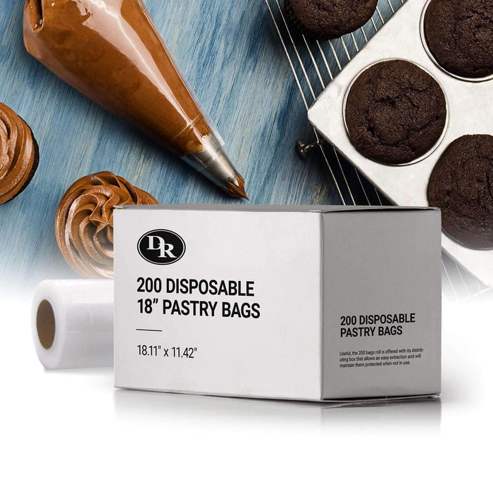 200 Disposable 18" Pastry Bags