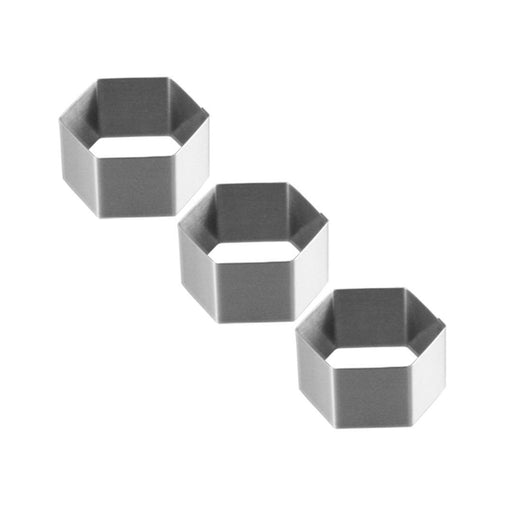 Hexagon Mousses & Entremets Moulds [2,75" to 5,5"]