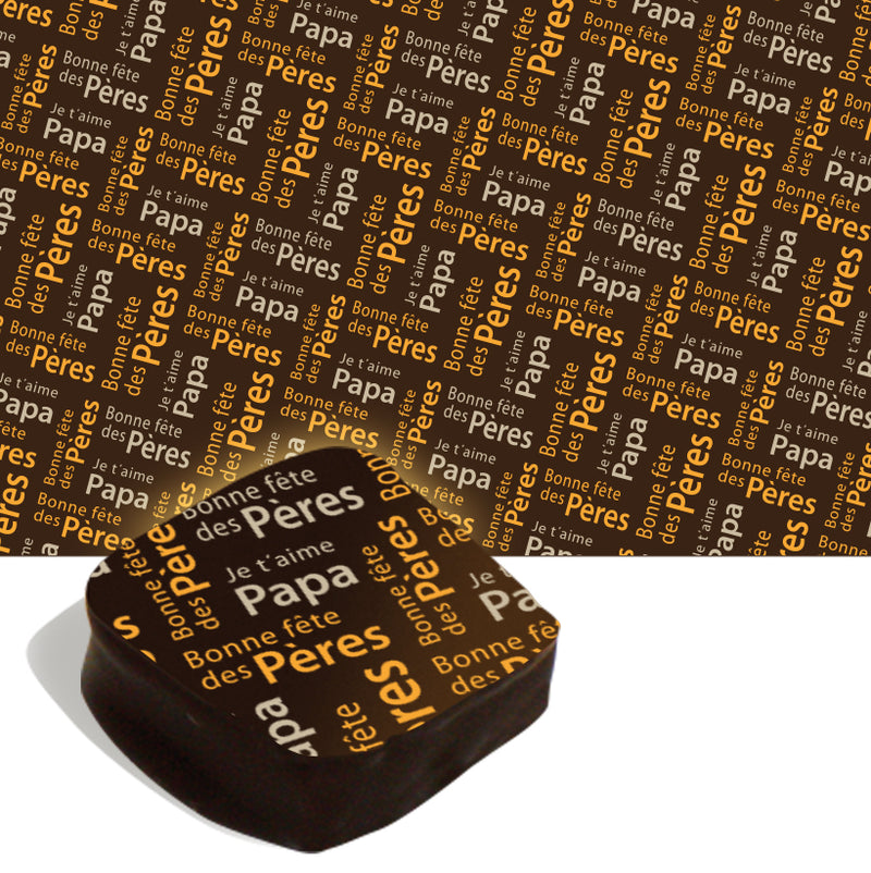 Bonne Fête des Pères Transfer Sheet