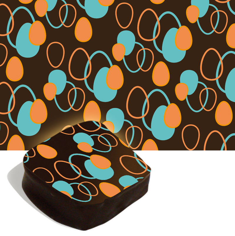 Coral and Aqua Eggs Transfer Sheet