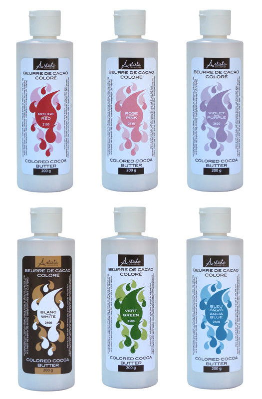 6 Colored Cocoa Butter Kit