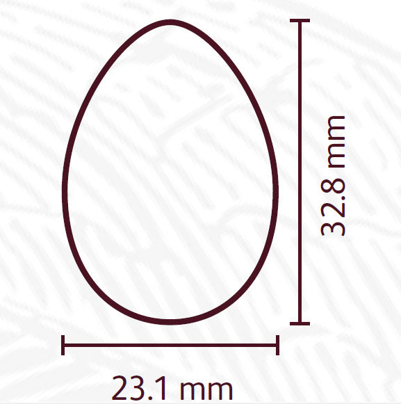 Moule à chocolat pour petits œufs rayés