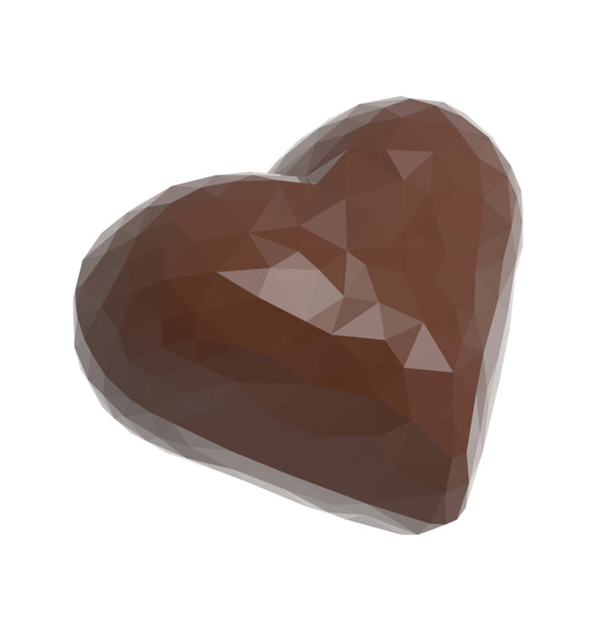Moule à chocolat coeur diamant