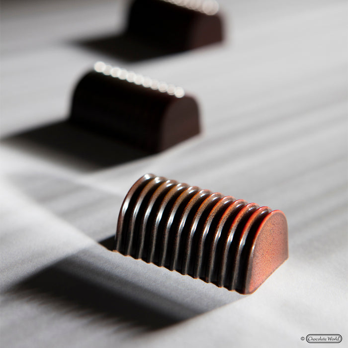 Striped Mini Log Chocolate Mould