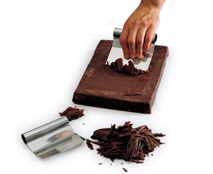 Râpe/rasoir à chocolat à angle arrondi — Design & Realisation