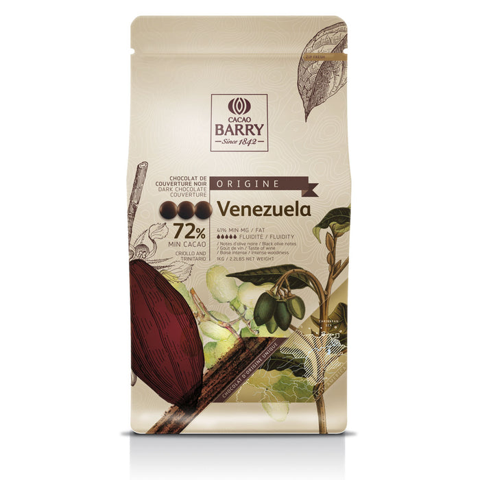 Dark Chocolate Couverture Origin "Venezuela"