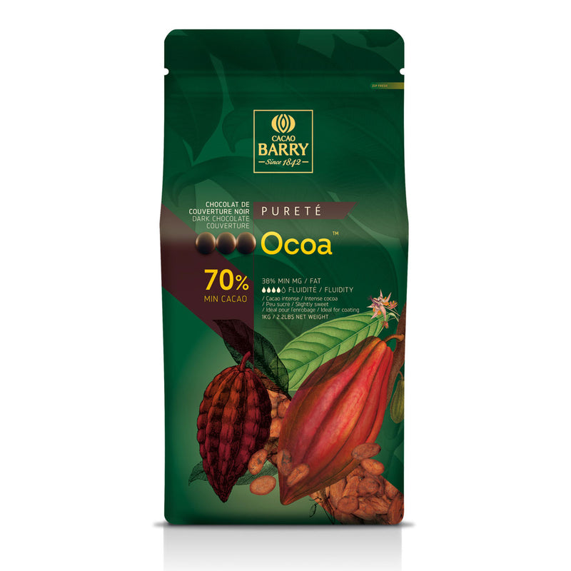 Couverture de chocolat noir"Ocoa"