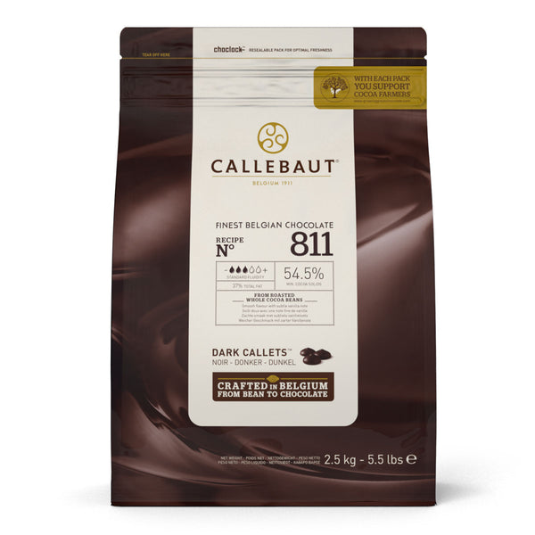 Chocolat noir Callebaut pour fontaines (Boîte de 8x2.5KG) — Design