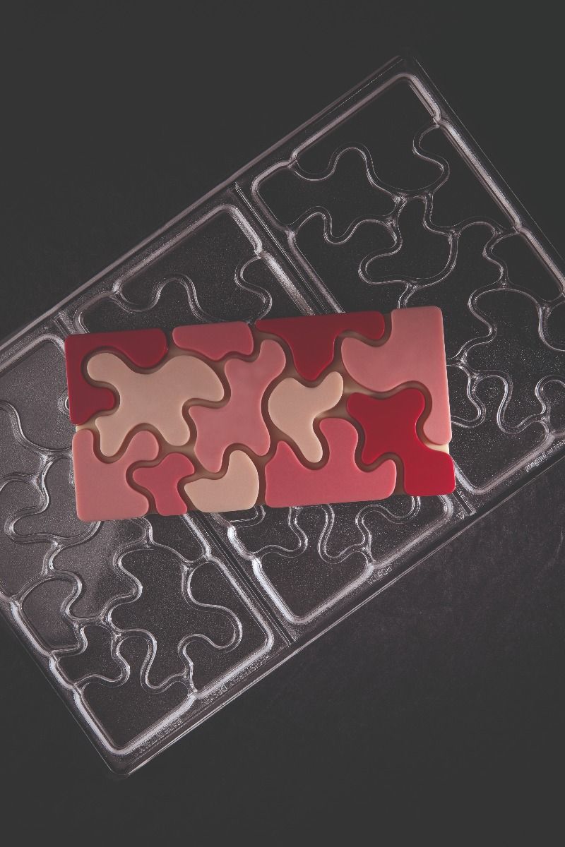 100g Camouflage Bar Chocolate Mold