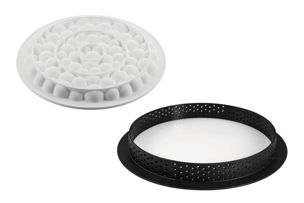 Silikomart™ Kit Tart Ring Bubbles Silicone Mould