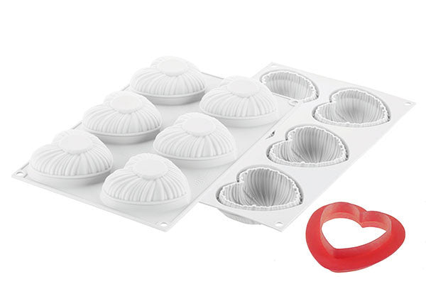 Silikomart™ Lovely Heart 110 Silicone Mould