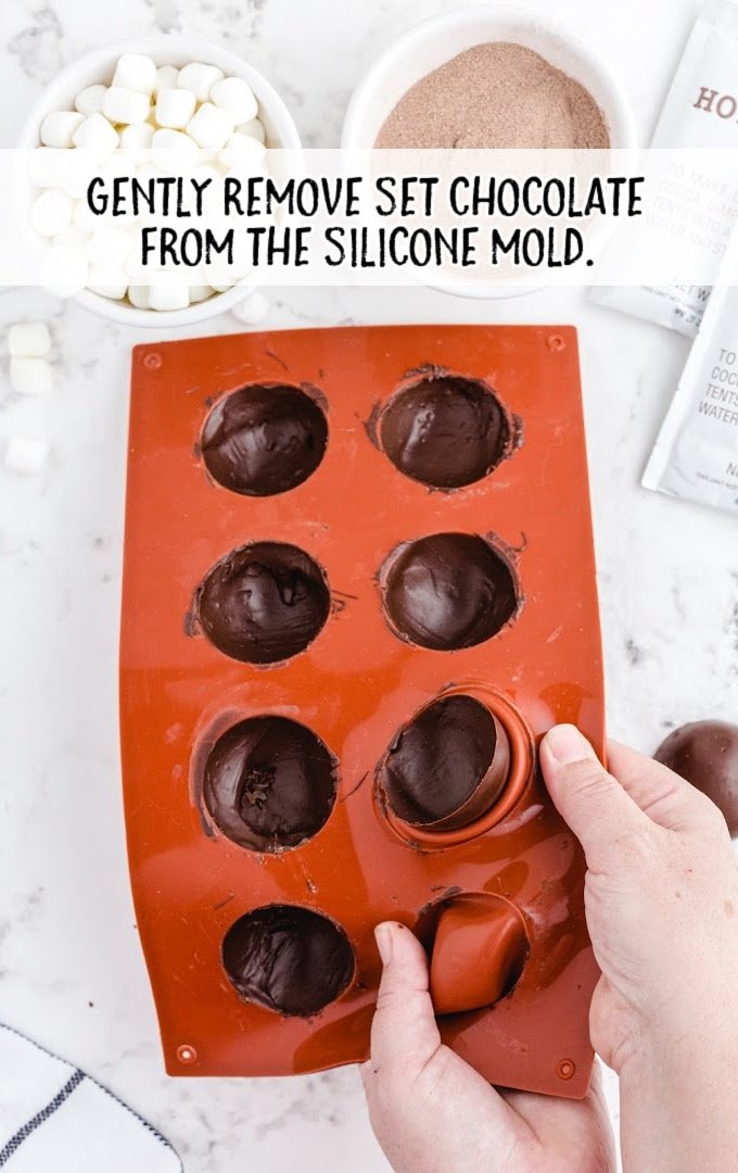 Moule en silicone demi-sphère de 80 mm