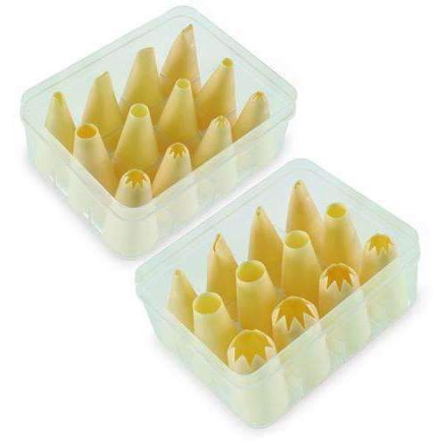 Box of 24 Plastic Pastry Tips