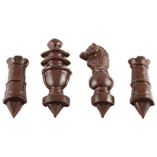 Moule thermoformé en chocolat pour plateau de jeu d'échecs