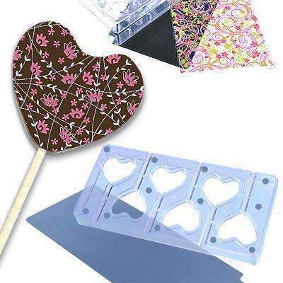Chocolate Magnet Mould Heart Lollipops