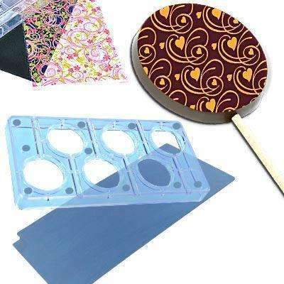 Round Lollipop Chocolate Magnet Mould