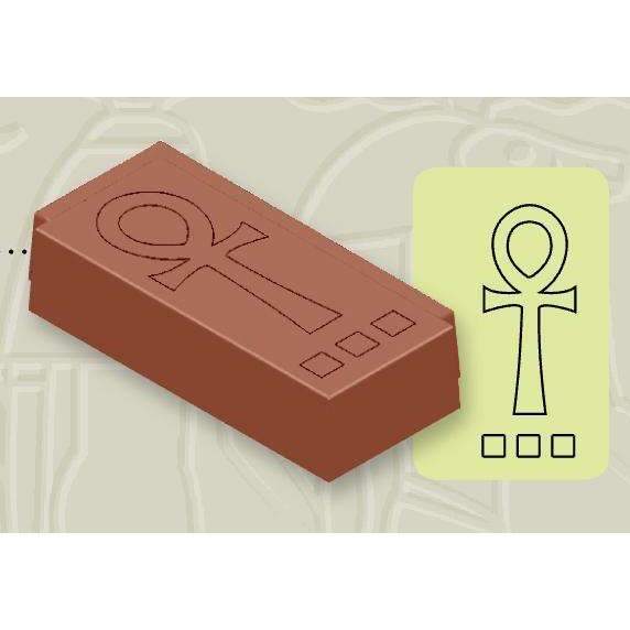 Moule à chocolat Ankh's Cross Bonbons rectangulaires