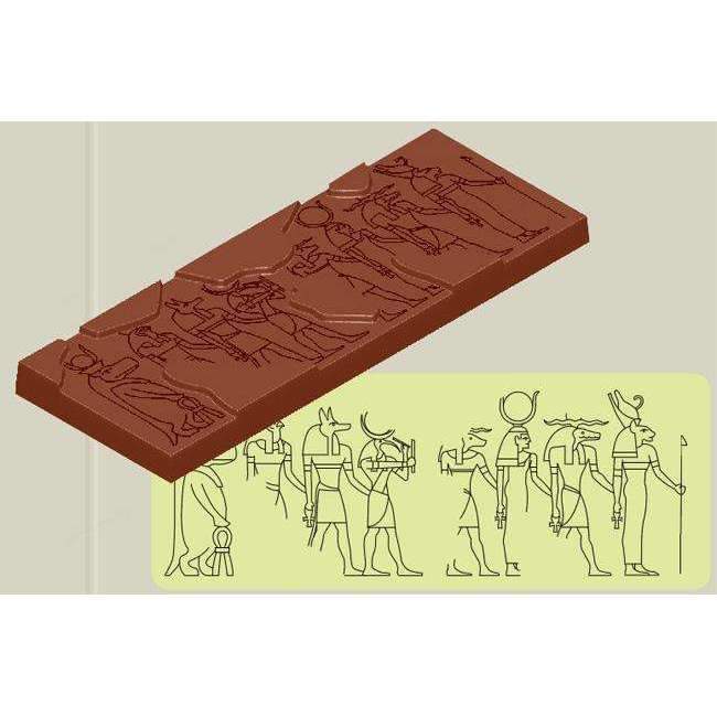 83g Egyptian Hieroglyph Bar Chocolate Mould