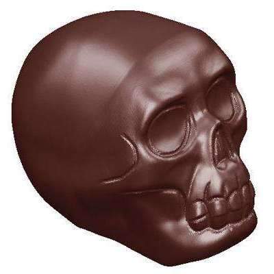 Crâne de moule à chocolat