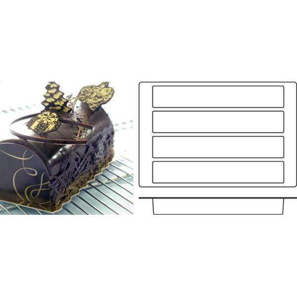 Silikomart™ Christmas Logs Silicone Mould