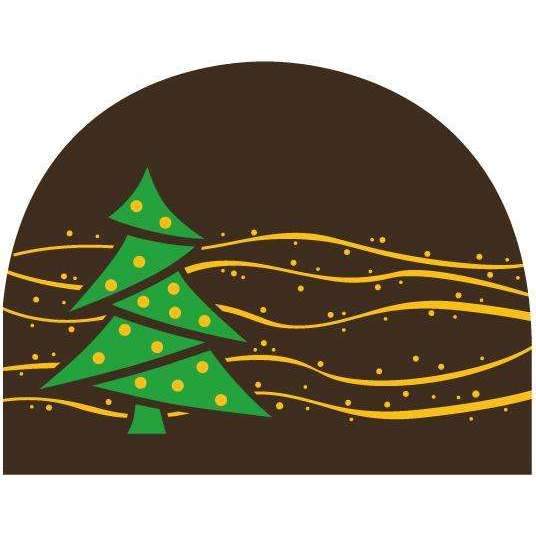 Christmas Tree Round Log End Transfer Sheets