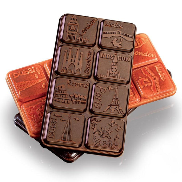 80g Cities Chocolate Bar Mould