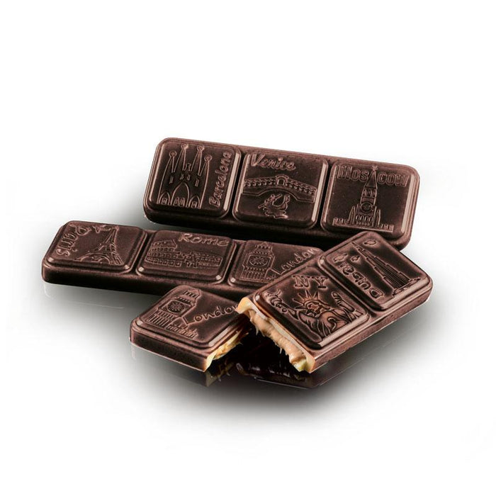 45g Cities Snack Chocolate Bar Mould