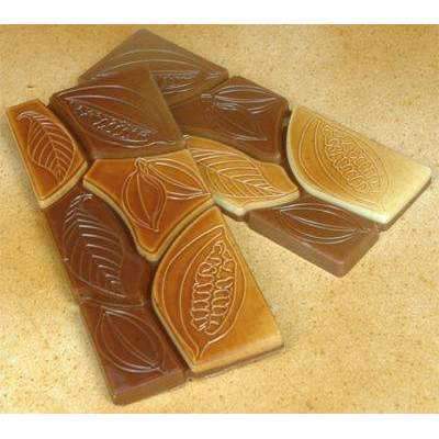50g Cocoa Motif Bar Chocolate Mould