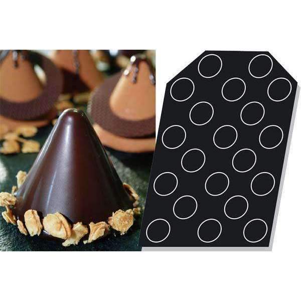 Cones  Silicone Mold - Ø 70 mm