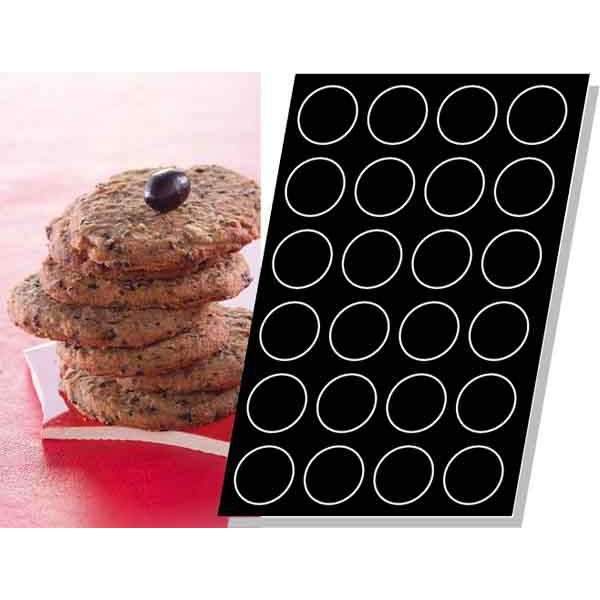 Moule silicone biscuits Ø 78 mm