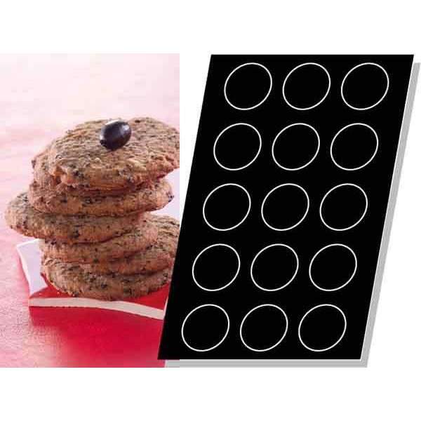Moule silicone biscuits Ø 91 mm