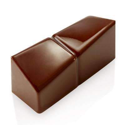 Moule à chocolat rectangulaire tordu