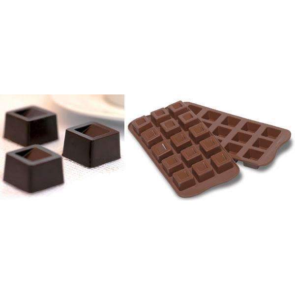 Moule en silicone pour chocolat Cubo de Silikomart™