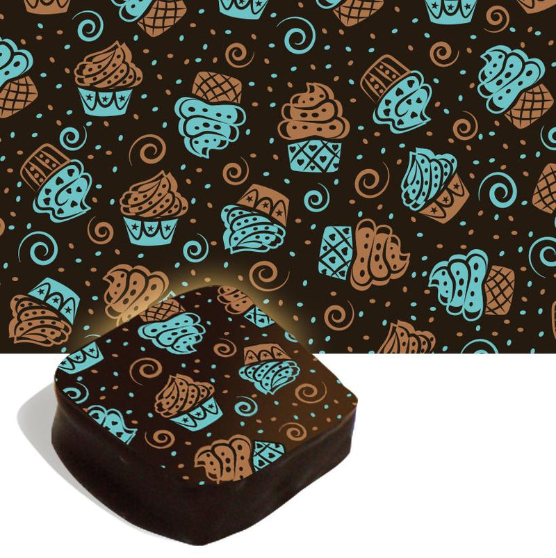 Feuille de transfert de gâteau de tasse