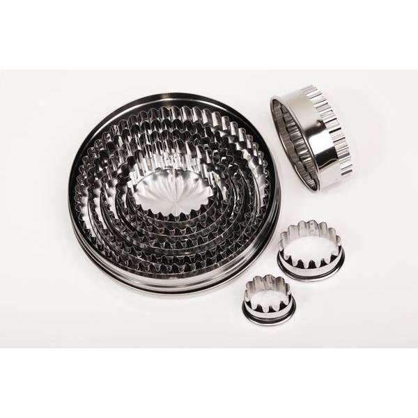 Cutters Set Fluted Oval